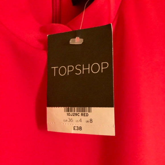 Stunning Topshop Red Minidress - Picture 6 of 7